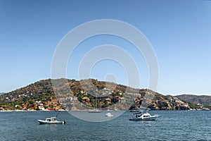 Zihuatanejo beach landscape in Guerrero