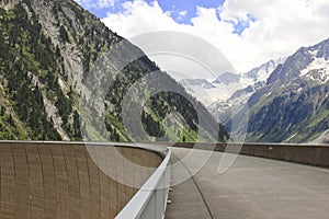 ZillergrÃ¼ndl Dam and Trogwand, Austria