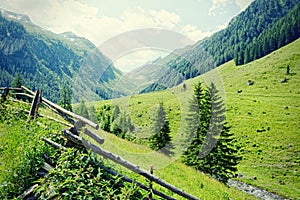 Zillertal Austrian landscape