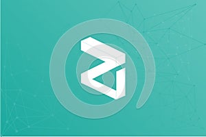 Zilliqa ZIL logo icon flag crypto
