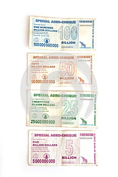 Zimbabwe dollars