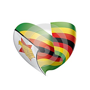 Zimbabwe flag, vector illustration