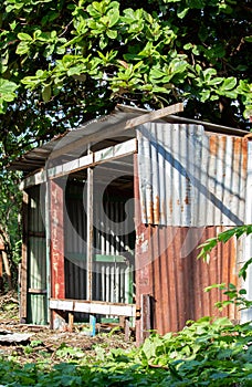 Zinc cabin rusty in wasteful area