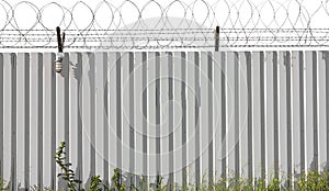 Zinc Fence Barb poster style