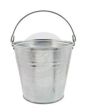 Zinced bucket
