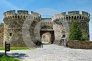Zindan Gate of Kalemegdan fortress,Serbia.