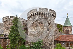 Zindan gate and the Ruzica Church in Belgrade