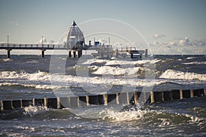 holiday on the beach of Zingst