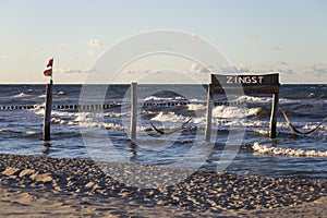 holiday on the beach of Zingst