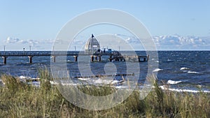 holiday on the beach of Zingst