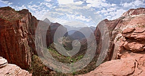 Zion Canyon overlook photo