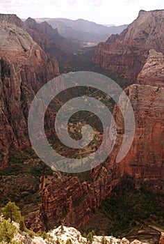 Zion Canyon valley