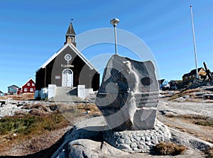 The Zion Church Zions Kirke in Ilulissat, Greenland