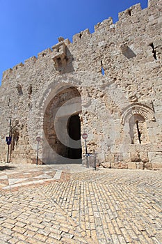 Zion Gate & Bullet Holes, Jerusalem Old City