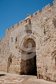 Zion Gate in Jerusalem's Old City