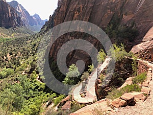 Walters wiggles hike going to Angels Landing photo