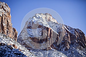 Zion National Park in the Snow 3