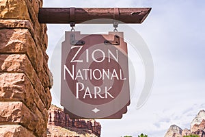 Zion national park ,utah,usa,06-01-17: Zion national park sian a