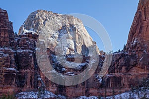 Zion National Park Utah Winter Scenic Landscape