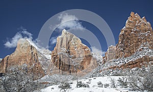 Zion Winter Snow