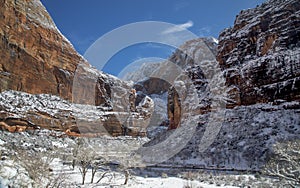 Zion Winter Snow