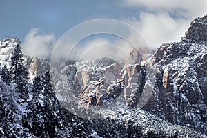 Zion Winter Snow