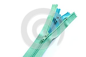 Zip pastel set isolated on white background