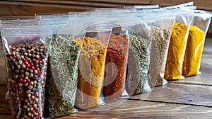 Ziplock Bag for Spice Mixes