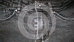 Zipper pant jeans, background, closeup