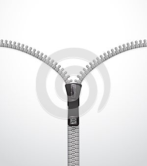 Zipper vector template