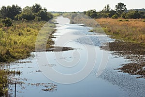 Zipprer Canal at Lake Kissimmee State Park, Florida. photo