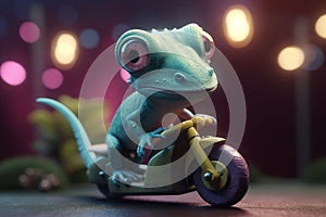 Zippy Chameleon on a Moped: Speeding Through a Blurred World