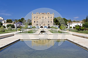 The Zisa Castle in Palermo, Sicily. Italy