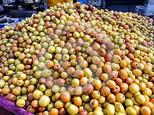 Ziziphus mauritiana, also known as Ber, Chinee Apple, Jujube, Indian plum and Masau is a tropical fruit tree species belonging to