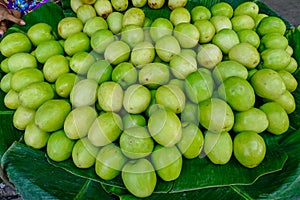 Ziziphus mauritiana at rural market