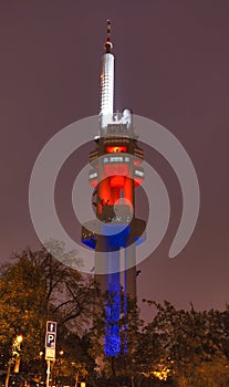 Zizkov television tower