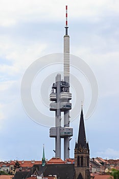 Zizkov Televison Tower in Prague