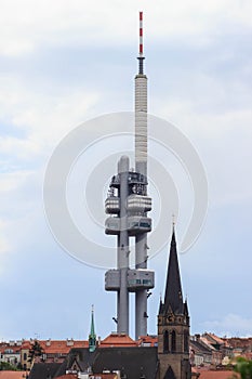 Zizkov Televison Tower in Prague photo