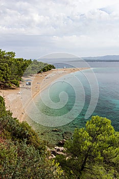 Zlatni Rat beach in Bol, Croatia