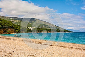 Zlatni Rat on Brac Island, Croatia