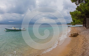 Zlatni Rat on Brac Island, Croatia