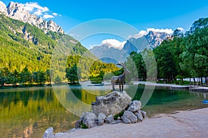 Zlatorog at lake Jasna in Kranjska Gora, Slovenia