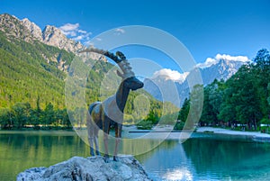 Zlatorog at lake Jasna in Kranjska Gora, Slovenia