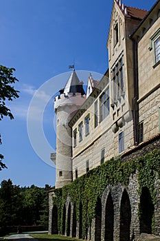 Zleby castle and Tower