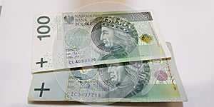Zloty the Poland money. Money bill