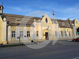 Zmajevo Vrbas municipality Serbia town hall old bulding with nice facade photo