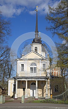 Znamenskaya Church, may sunny day. Tsarskoye Selo