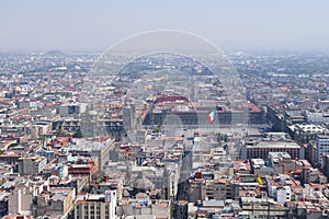 Zocalo and Metropolitan Cathedral, Mexico City, Mexico