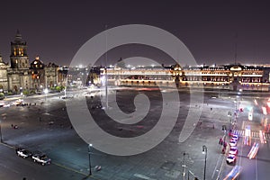 The zocalo in mexico city