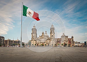 Zocalo Square and Mexico City Cathedral - Mexico City, Mexico